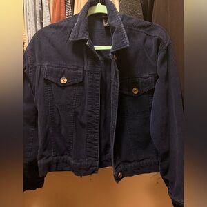 Navy Corduroy Jacket